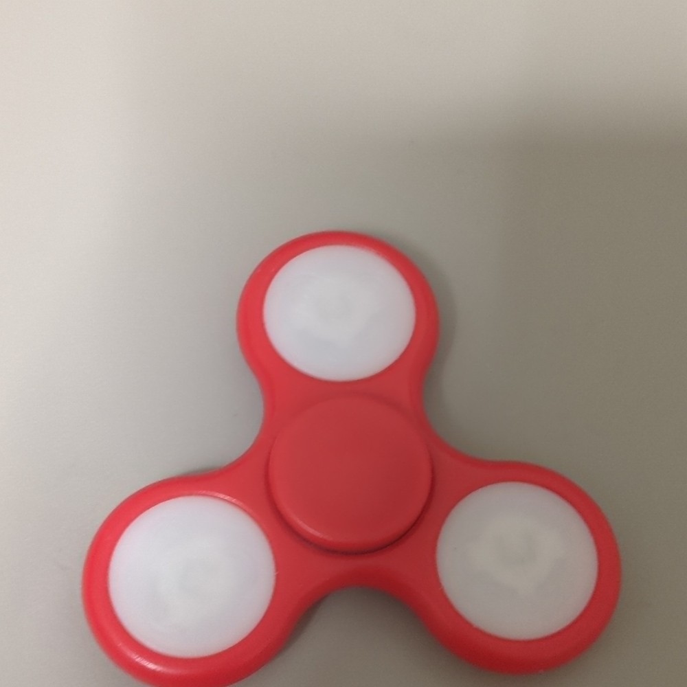 Red White Hand Spinner Fidget Toy for Ages 8-11, 12-16, 17 Years & Up