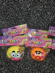 SMÜSHERS Squishy Squeeze Ball Toy Assorted Character Faces Random Color 4+