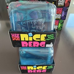 NeeDoh Multicolor Squish Toy Lot: Nice Cube, Ice Baby, Berg, Pup, Fuzz 5