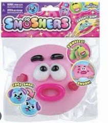 Smushers Face, Squishy Smash Toy PINK 🩷 AUTHENTIC/NEW
