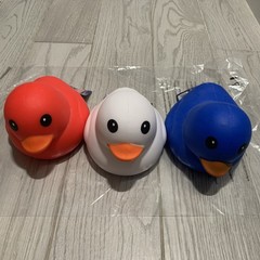 Squishy Ducks 4th of July Red, White & Blue Sunny days Lot Of 3