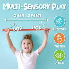 BUNMO Pop Tubes – Sensory Toys – Fidget – Imaginative Small, Multicolor