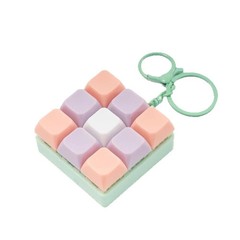 Fidget Decompression 9 Keyboard Key Toy Creative Bag Pendant For Kids Adults