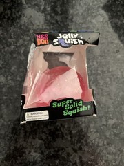 Nee Doh Jelly Squish Super Solid Squeeze Toy Pink 3+ Years 4-7 Years Sensory