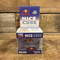 Nice Cube Super Solid Squish Sensory Squeeze Toy Red Bull Edition