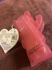Care Bears Glitter Slime in Collectible Container with Pink Cheer Bear Charm NEW