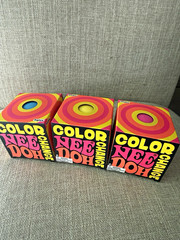 Schylling NeeDoh Color Change Tactile Squeeze Toy 3-Pack Multicolor 3+