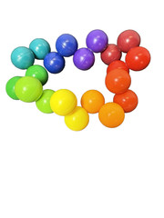 Sensory Toy Colorful 20 Plastic Balls to Fidget