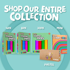 BUNMO Pop Tubes – Sensory Toys – Fidget – Imaginative Small, Multicolor