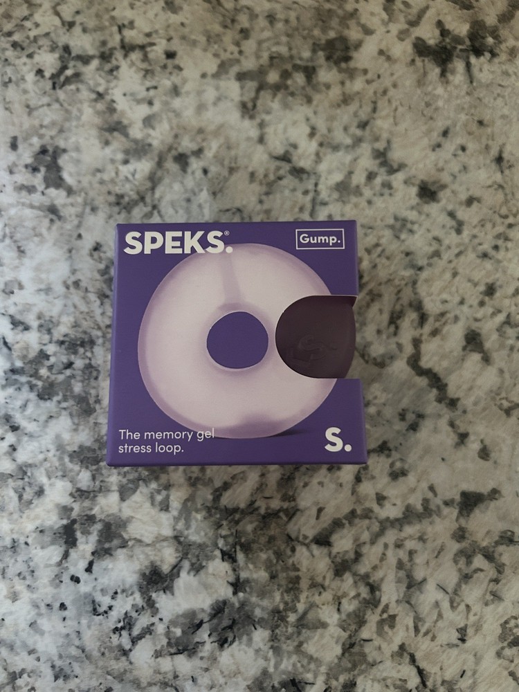 Speks Gump Loop Memory Gel Stress Ball Mist Purple Squishy Fidget Toy