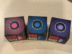 NeeDoh Fuzz Ball “The Velvet Squeeze” Pink, Blue, Purple Lot Of 3