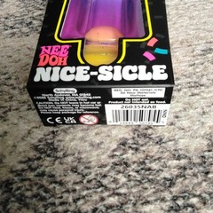 Nee Doh Nice-Sicle Super Solid Squish Soft Touch Stick Purple/Pink/Blue/Yellow