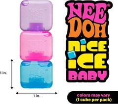 Schylling NeeDoh Nice Ice Baby – Squeeze Toy – Super Solid Squish 1.25