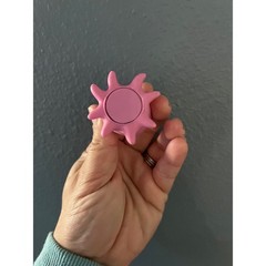 Pink Octopus Squeeze Toy Mini Rubber Stress Relief Fidget Figure Pink Cephalopod