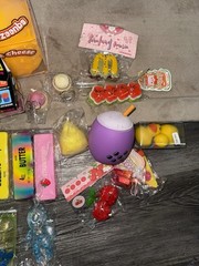 30+ Toy Bundle Lot – Slime, Squishies, Stress Balls, including a big dumpling 🥟