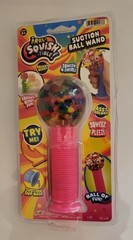 JA-RU Irre-Squish-Tible Suction Ball Wand Squeeze Toy, Pink