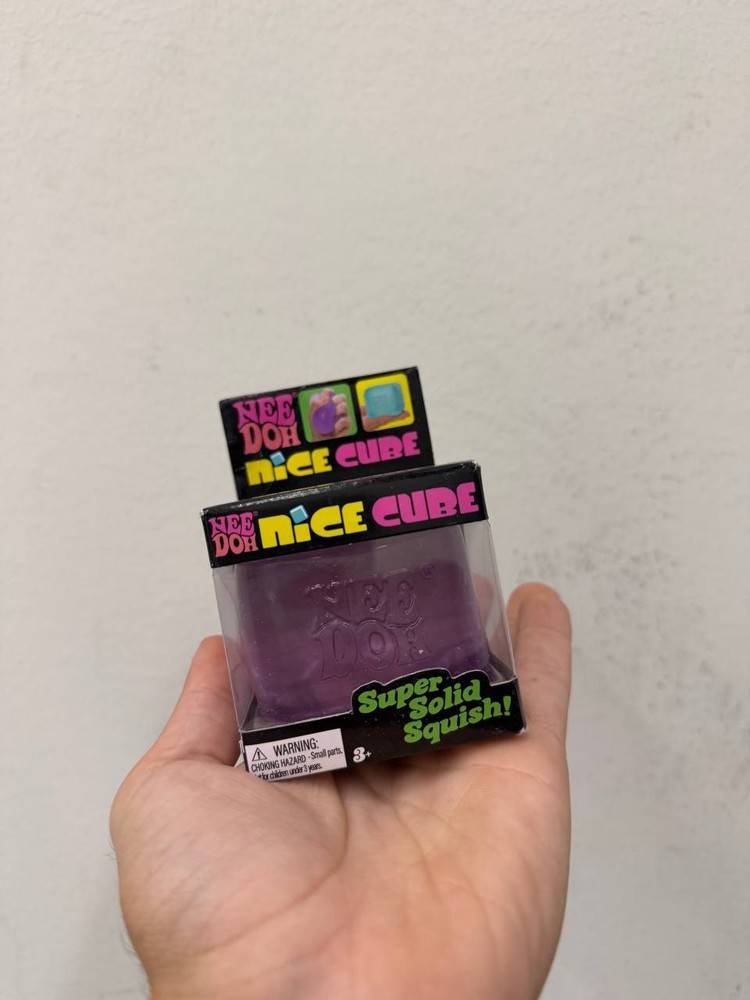 NeeDoh Nice Cube Super Solid Squish Purple