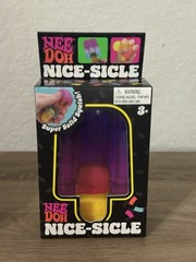 Nee Doh Nice-Sicle Super Solid Squish Sensory Toy Purple Red Yellow