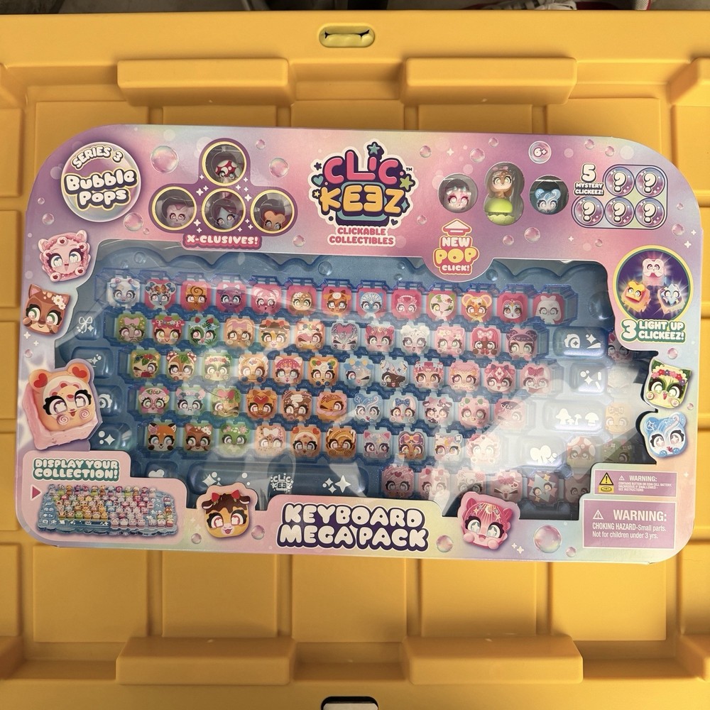 Clickeez Keyboard Mega Pack ~ Series 3 – Bubble Pops | IN HAND!!!
