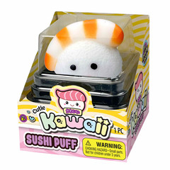 3 Pack Ja-Ru Kawaii Cutie Sushi Puffs Stretchy Squishy Sensory Toys