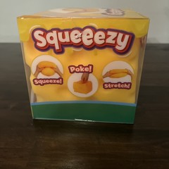 Sunny Days Jumbo Squeezy Cheese Yellow Squishy Toy Stress Relief Sensory Fun