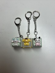 Sanrio Clacky Keyboard Fidget Toy Keychains Stress Relief / Brand New