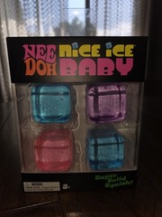 Nee Doh Nice Ice Baby 4 pack Mini Nice Cubes – Brand New