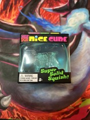 NeeDoh Nice Cube Blue Ice Super Solid Squish Authentic New In Box