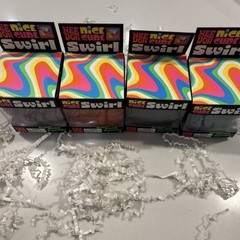 Nee Doh Nice Cube Swirl Assorted Colors Lot of 4