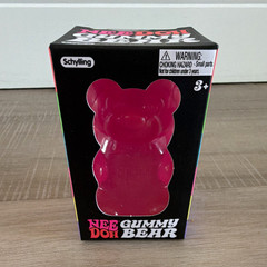 Schylling NeeDoh Gummy Bear Squeeze Toy Pink 3+ Years 2022 MPN 26082HY