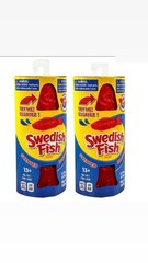 Swedish Fish Viral Squishy Bundle Of 2 Toy Fidget Red Scented Stretchy New