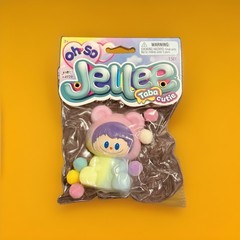 Jaru Squishy Palz Oh So Jellee Taba Cutie Sensory Fidget Squishy Bundle Lot of 7