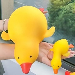 Crazy Fun Squishy Duck Yellow Stretchy Squishy