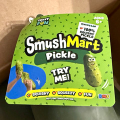 SmushMart Pickle Squishy Squeeze Toy