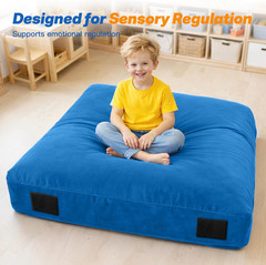 Kids Sensory Crash Pad – Soft Foam Mat with Washable Cover for Indoor Play