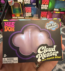 Nee Doh Cloud Pleaser Soft Doh Squish Tactile Squeeze Toy, Purple, Ages 3+
