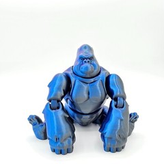 Flexi Gorilla: A Majestic Jungle King, Unleashed in Poseable Brilliance!