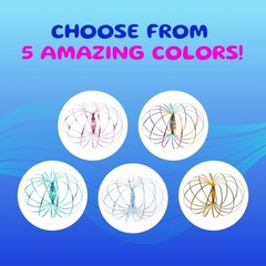 Geometric Magic Flow Bracelet – Easy to Use – 3D Bracelet Spiral Toy, Spinnin…