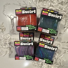 Nee Doh Nice Cube Swirl Assorted Colors Lot of 4