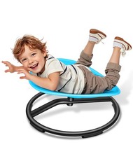 FERUERW Spinning Chair for Autistic 10.6 inches x 22 x 22 inches, Blue