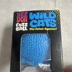 Fuzz Ball Wild Cats Blue Green Squishy Stress Toy Schylling Brand New