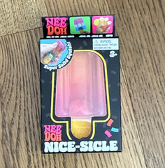 NeeDoh Nice-Sicle Squish Squeeze Toy Pink/Purple/Blue/Yellow 3+