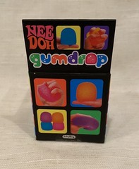 NEW 2022 NeeDoh Gumdrop Schilling Super Solid Squish Toy Sealed Turquoise Blue