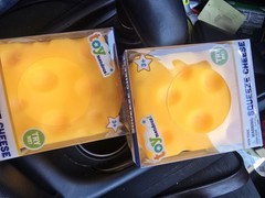 Toy MENDOUS Squeezy Cheese Yellow Squishy Toy Stress Relief TikTok VIRAL