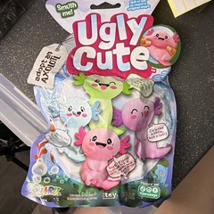 JARU Ugly Cute Smushy Axolotl Squeeze Toy Green Ages 3+ MPN 4743