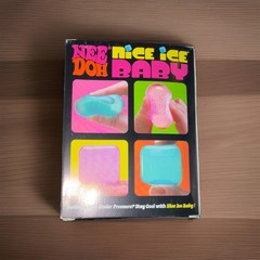 🔥NeeDoh Nice ICE Baby 4 pack, Set of 4 Nee Doh Mini Nice Cube BRAND NEW SEALED
