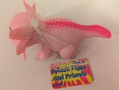 Squishy Axolot Pink Decompress & Sensory Stress Relief Stretch Splat