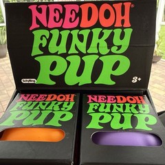 LOT OF 12 Schylling NeeDoh Funky Pup Squishy Toy NEW – FULL BOX 🌟FAST SHIP