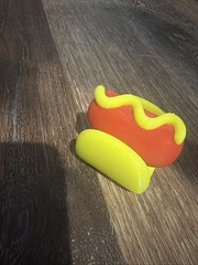 Hot Dog Clicker Fidget 3D Printed Sensory Novelty Gift ADHD TPU And PLA