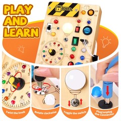Grarain Busy Board for Toddlers – Montessori v2, V2